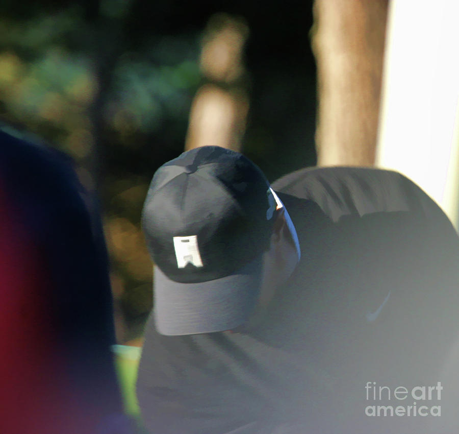 Tiger Woods Hat  Photograph by Chuck Kuhn