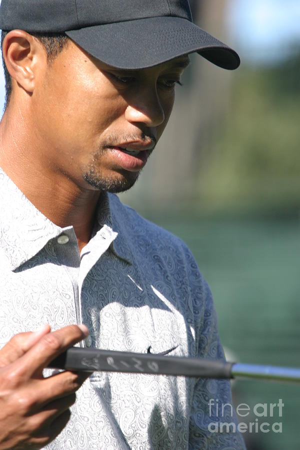Tiger Woods II Photograph by Chuck Kuhn