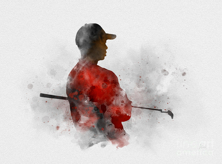 Tiger Woods Mixed Media - Tiger Woods by My Inspiration