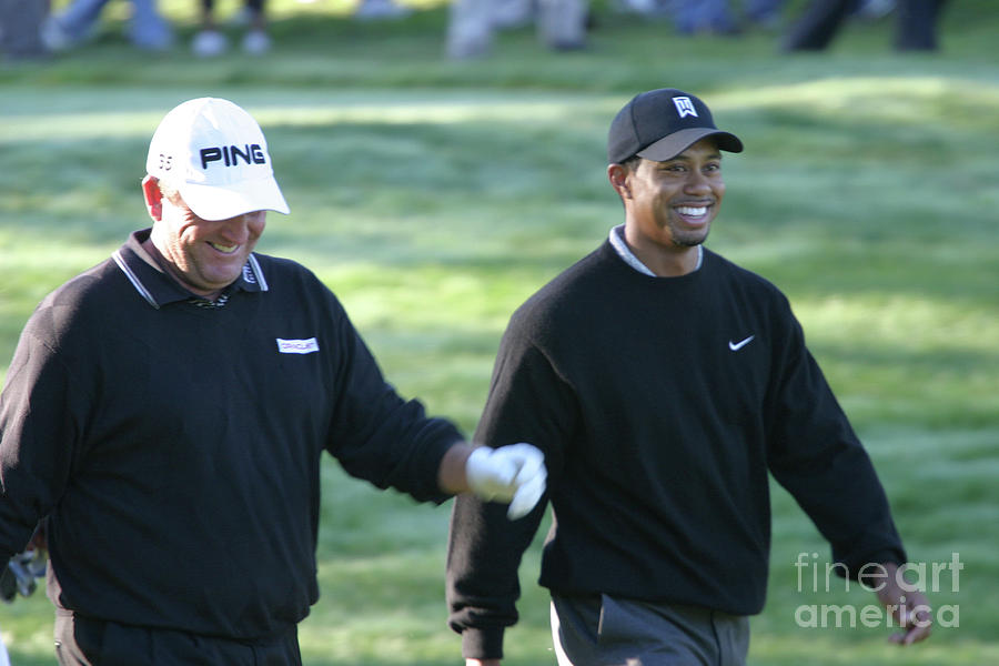 Tiger Woods Smile  Photograph by Chuck Kuhn