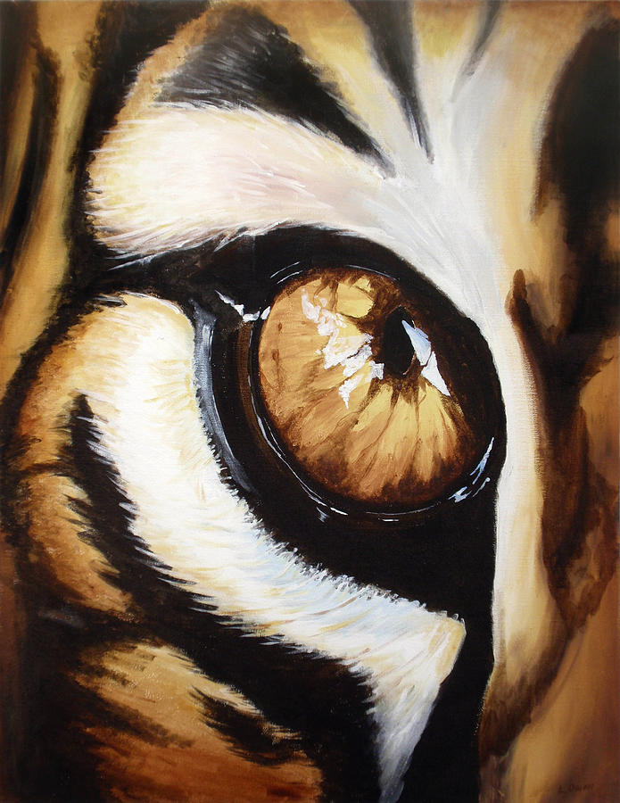Tigers Eye Painting by Lane Owen