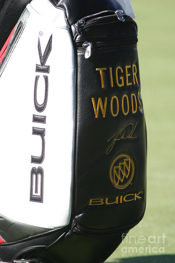 Tigers Golf Bag Photograph by Chuck Kuhn