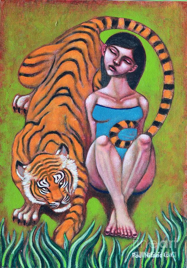 Tigress Painting by Paul Hilario