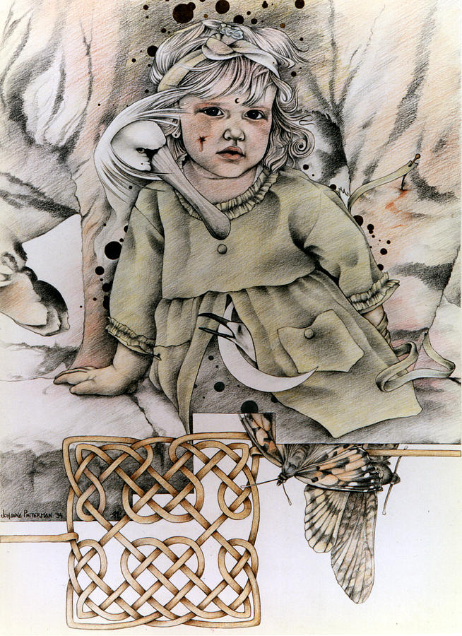 Tihe Mauriora Drawing by Johanna Pieterman