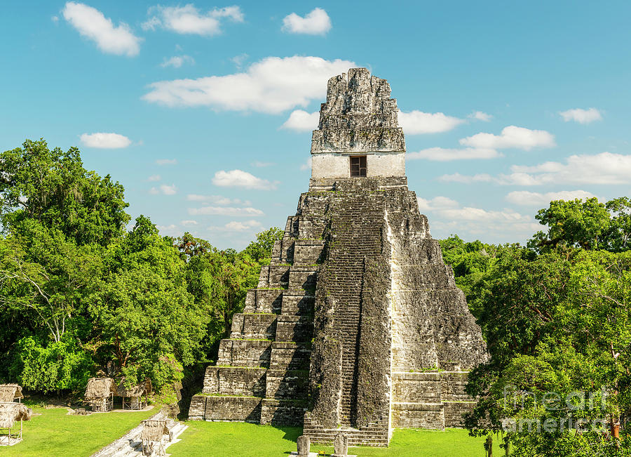 Tikal Jaguar Temple Guatemala Photograph by THP Creative