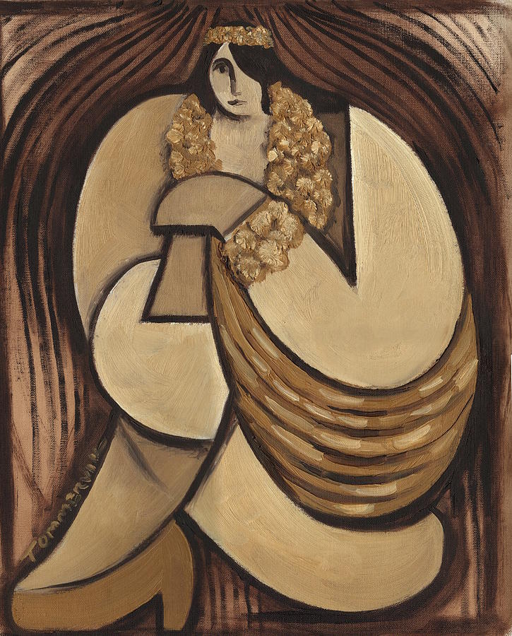 Hula Painting - Tommervik Tiki Hawaiian Hula Girl Art Print by Tommervik Hula Painting - Tommervik Tiki Hawaiian Hula Girl Art Print by Tommervik