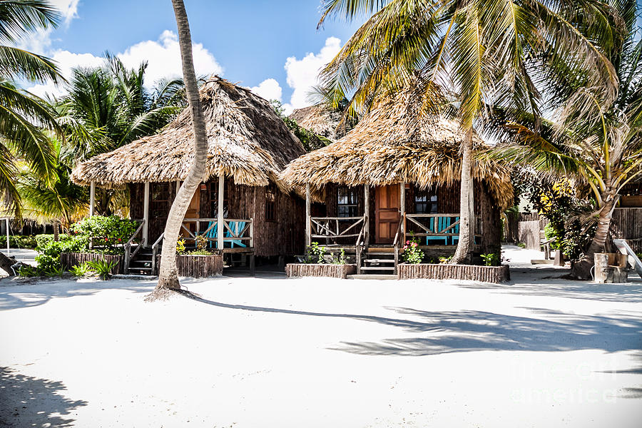 Tiki Huts Photograph by Lawrence Burry
