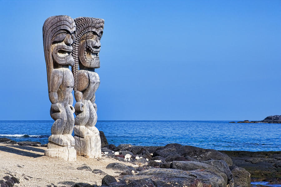 Tikis in Paradise Photograph by Kelley King