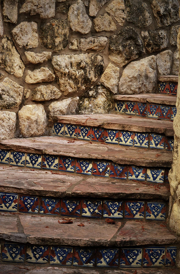 Tile Stairs Photograph by Nadalyn Larsen