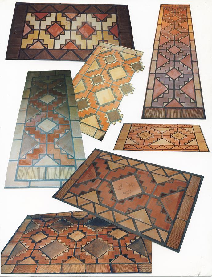 Tile Ceramic Art - Tiled Rug Kits by Patrick Trotter Tile Ceramic Art - Tiled Rug Kits by Patrick Trotter