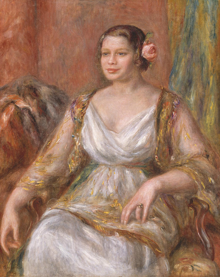 Tilla Durieux Painting by Auguste Renoir