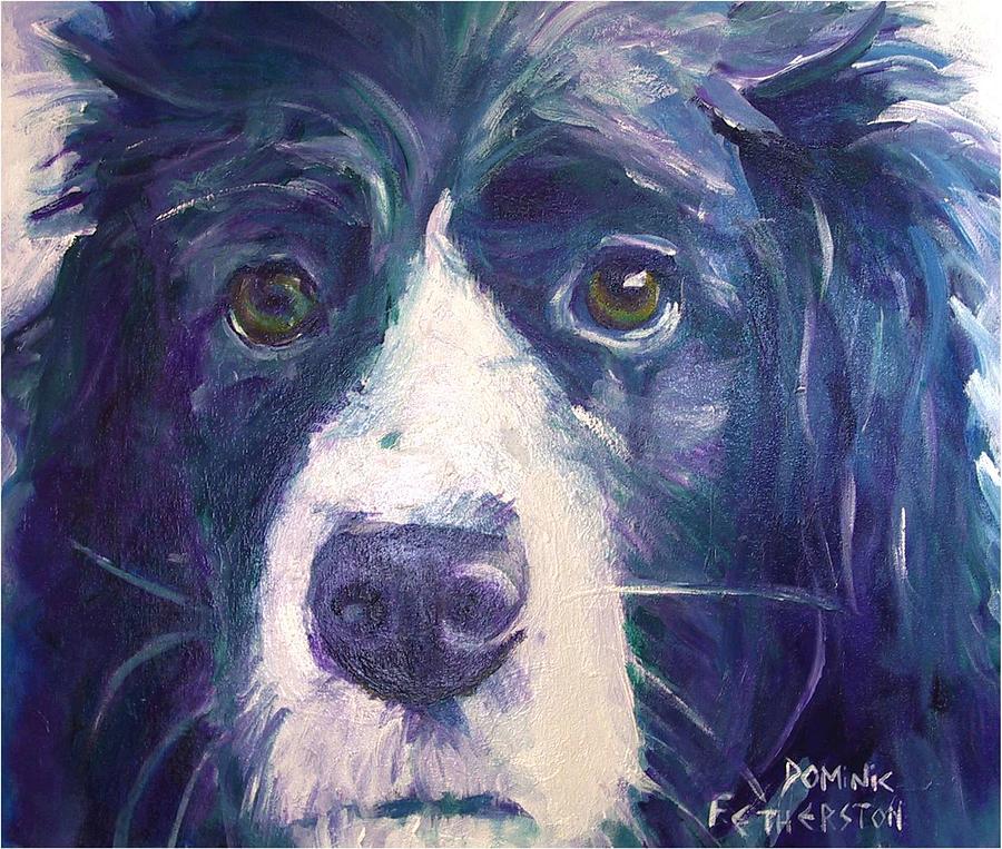 Dog Painting - Tilley by Dominic Fetherston Dog Painting - Tilley by Dominic Fetherston