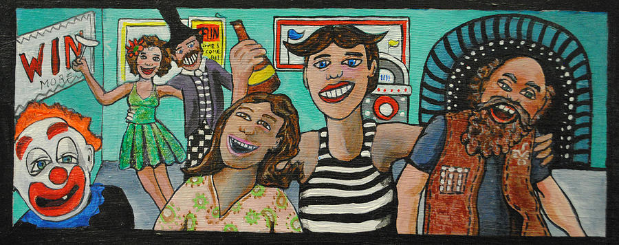 Tillies 21st birthday bash Painting by Patricia Arroyo