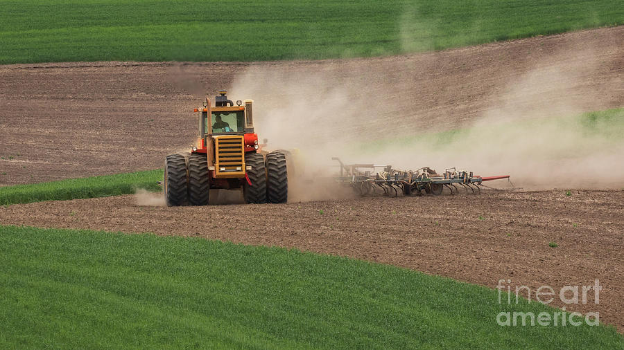 Tilling the Palouse Photograph by Jerry Fornarotto