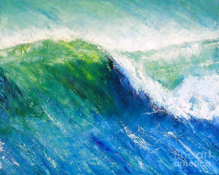 Tilting Wave Painting by Alan Metzger