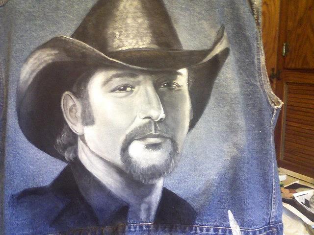 Ogden Utah Painting - Tim McGraw Vest by An Array of Artistry