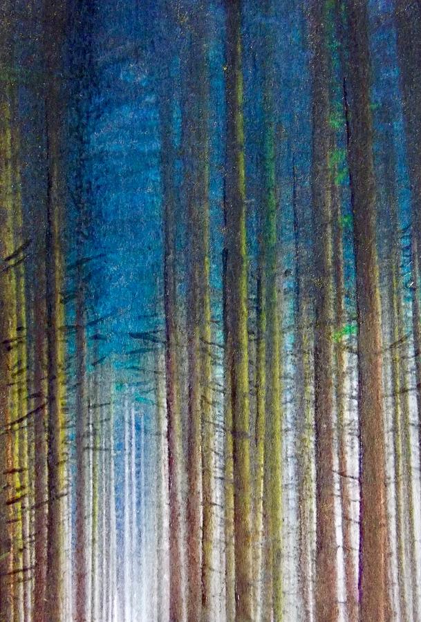 Timber Glow Painting by Cara Frafjord