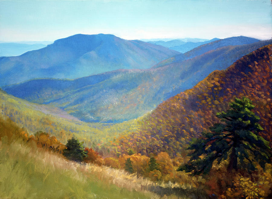 Timber Hollow Overlook Painting by Armand Cabrera