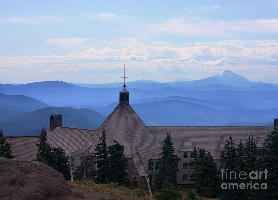 Timberline Lodge on Mt. hood Photograph by Bruce Block