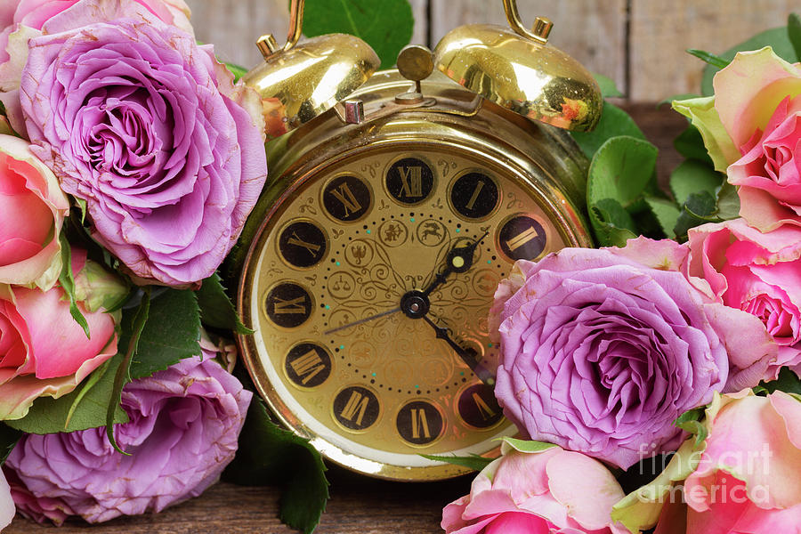 Time And Flowers Photograph