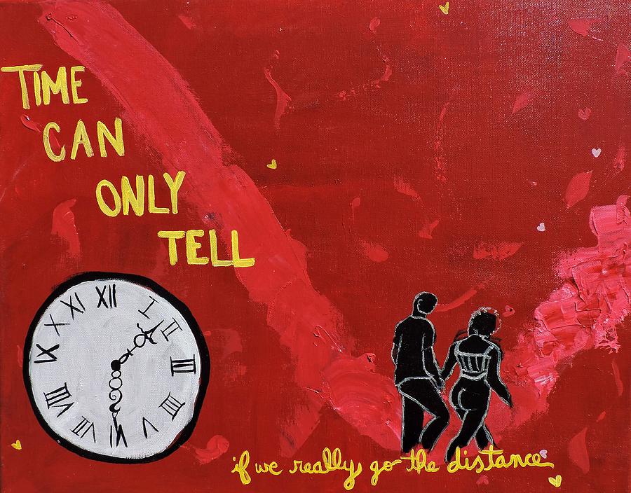 Clock Painting - Time Can Only Tell by Jasmine Bradley