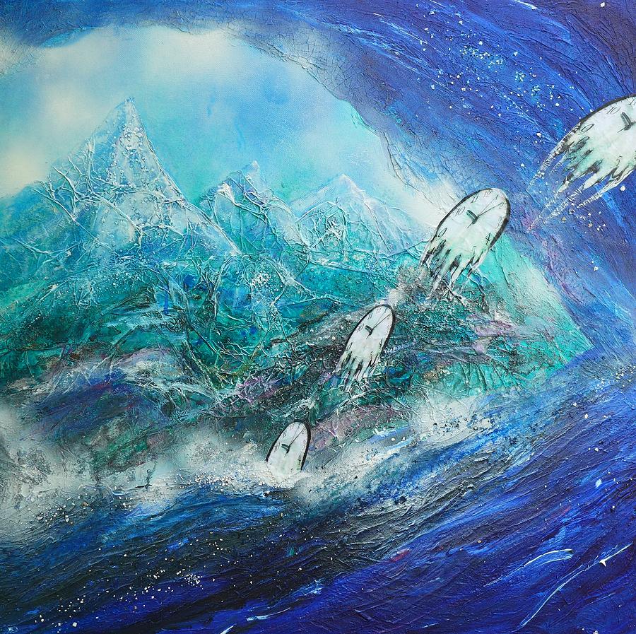 The escape of time Painting by Sabina Von Arx