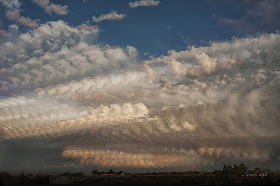 Clouds Photograph - Time Flies by Karen Slagle