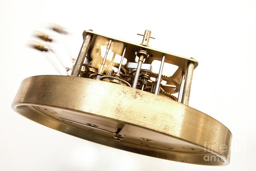 Clock Photograph - Time flies by Paolo Sirtori Clock Photograph - Time flies by Paolo Sirtori