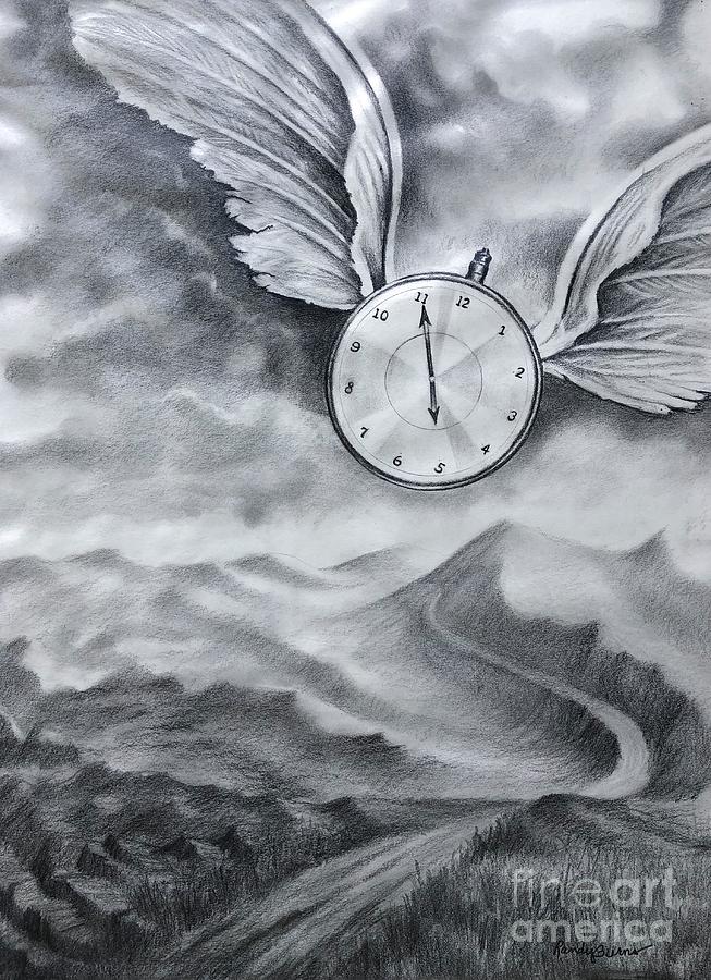 Time Flies Painting by Rand Burns