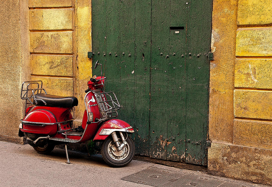 Time For A Ride - Aix-en-Provence, France Photograph by Denise Strahm