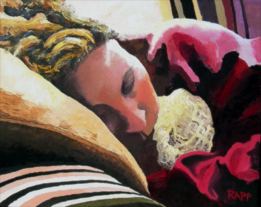 Snooze Painting - Time for a snooze by Jan Rapp