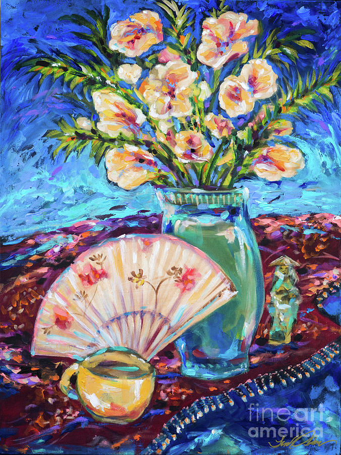Time for Tea Painting by Linda Olsen