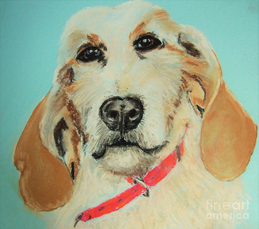 Time for Walkies Pastel by Angela Cartner