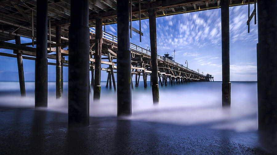 Pier Photograph - Time Machine by Sean Foster