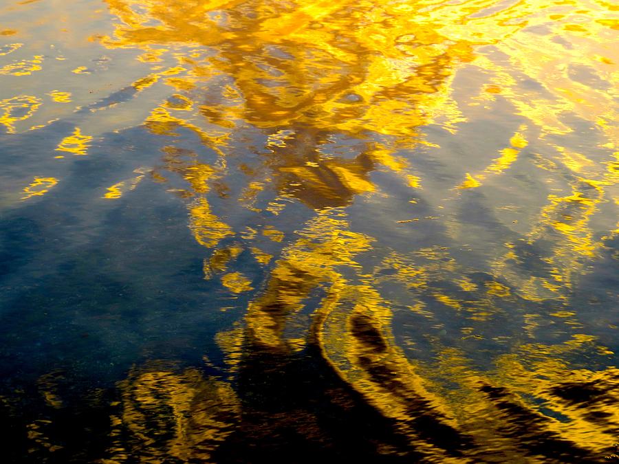 Abstract Photograph - Time of Gold by John Repoza