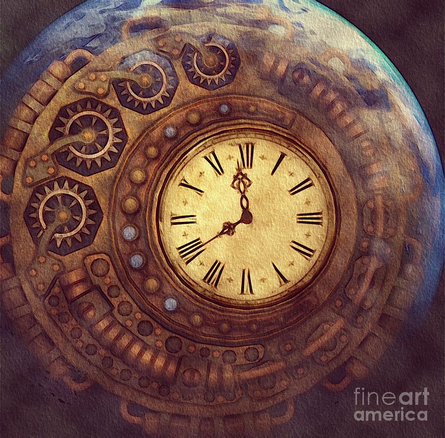 Time Passes Away Painting