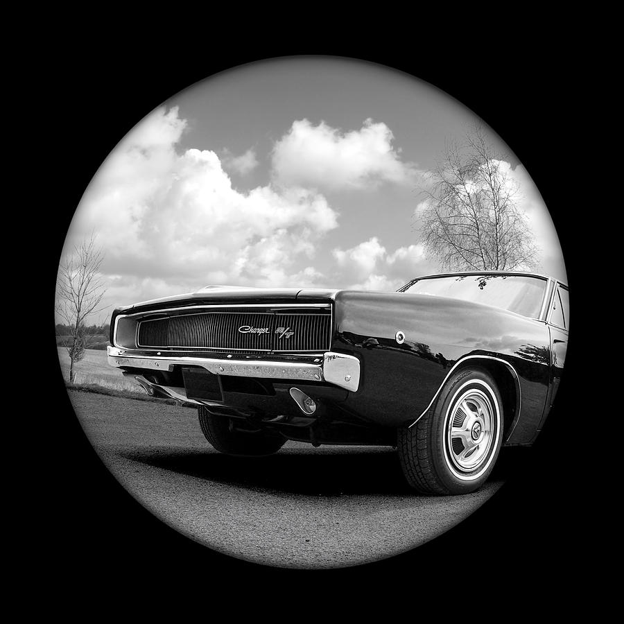 Time Portal - 68 Dodge Charger Photograph by Gill Billington