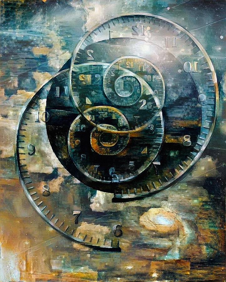 Time Spirals Digital Art by Bruce Rolff