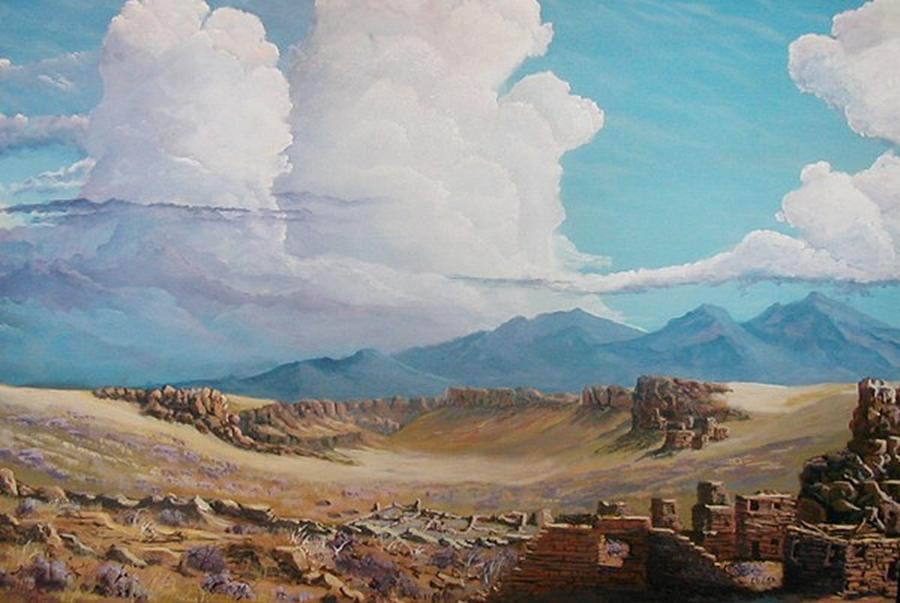 Landscape Painting - Time Stands Still by John Wise Landscape Painting - Time Stands Still by John Wise