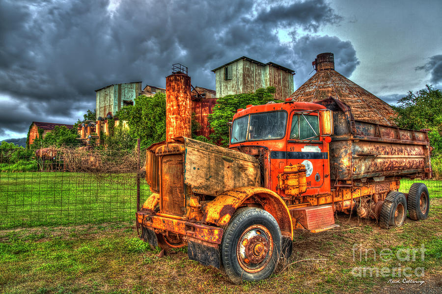 Time Tested Rust Old Koloa Sugar Mill Sunset Kauai Collection Art Photograph by Reid Callaway