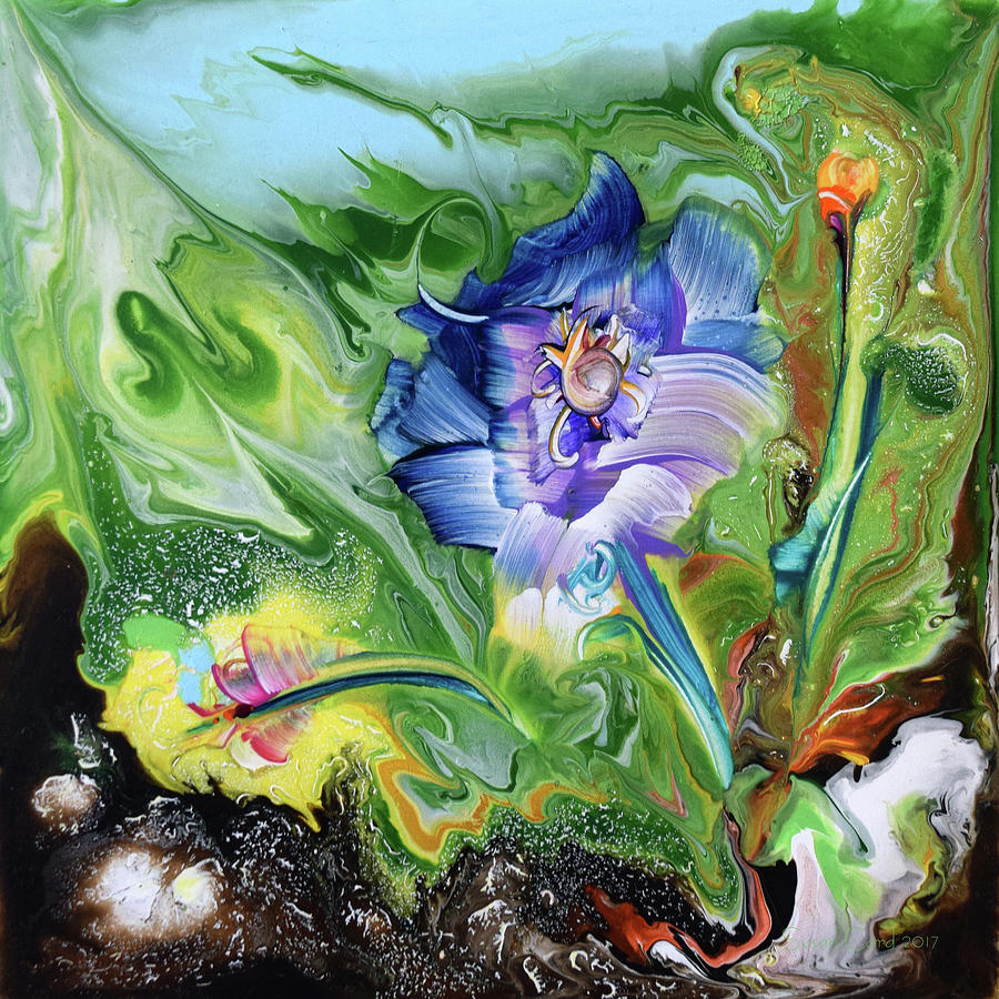 Time To Bloom Painting by Susan Card