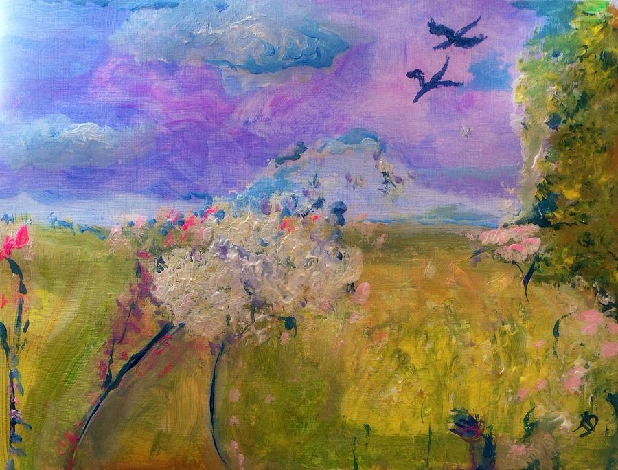 Time to  feel the breeze Painting by Judith Desrosiers