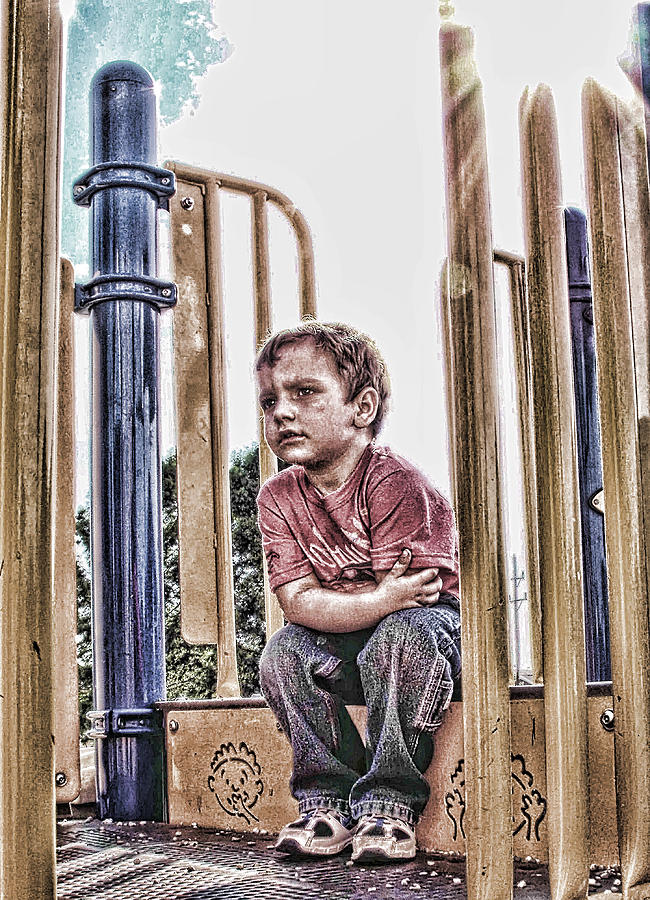 Children Photograph - Time to go home by Kristie  Bonnewell