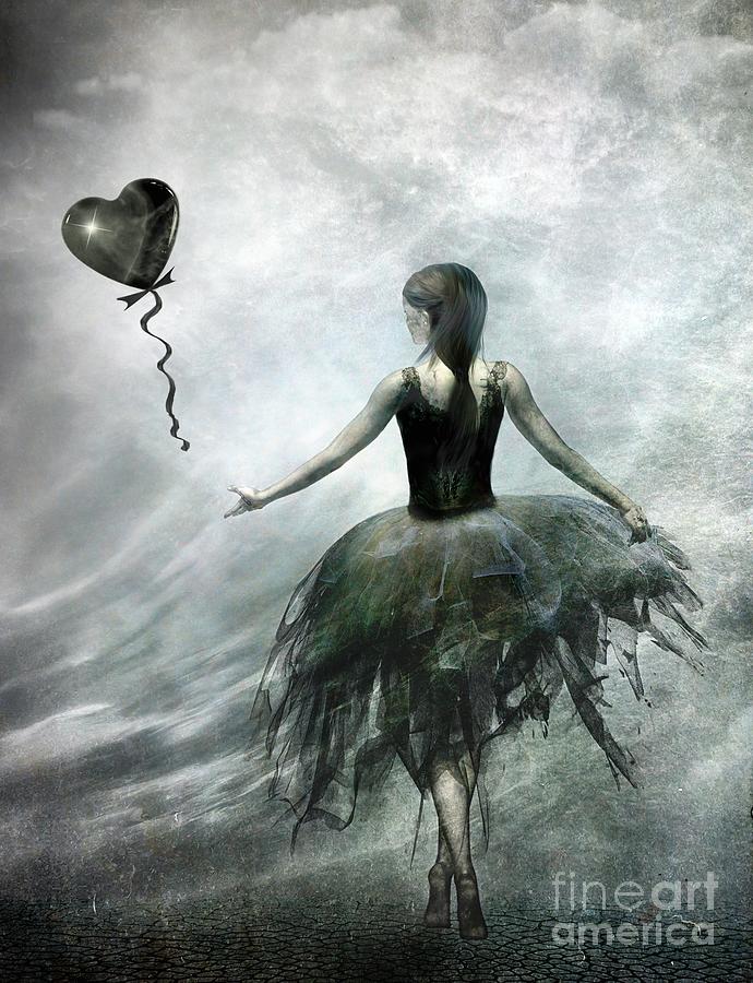 Ballet Painting - Time to let Go by Jacky Gerritsen Ballet Painting - Time to let Go by Jacky Gerritsen
