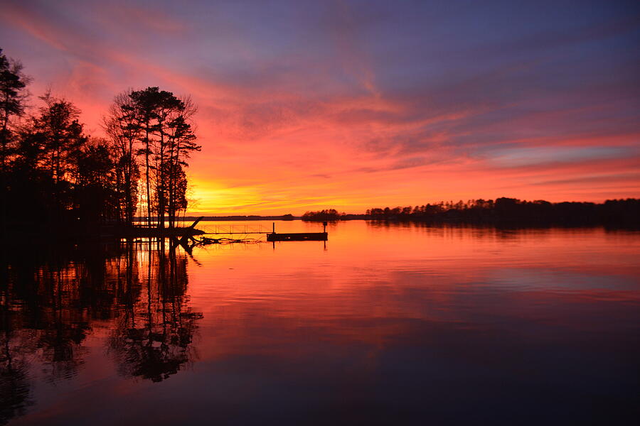 Sunset Photograph - Time To Reflect by Lisa Wooten