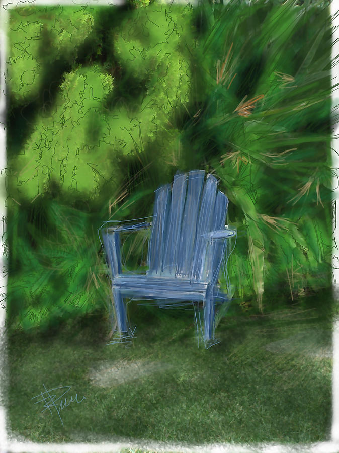 Cottage Digital Art - Time to Relax by Russell Pierce