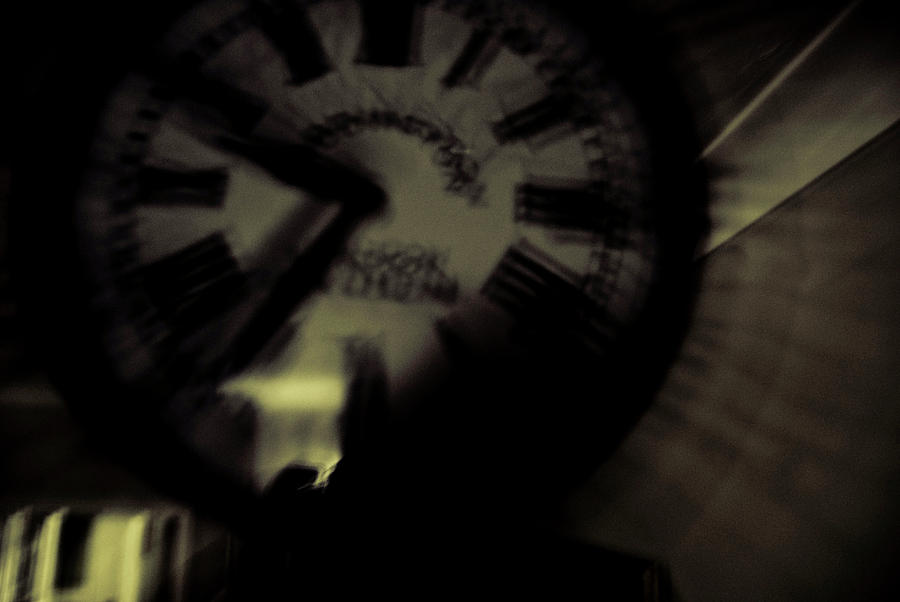 Clock Photograph - Time VIII by Grebo Gray
