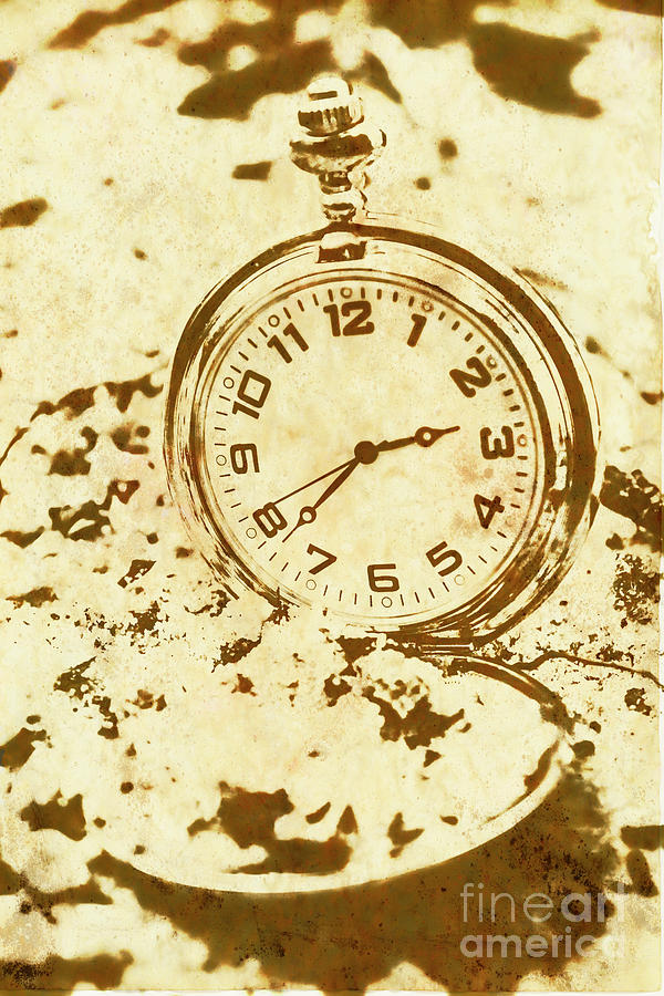 Time worn vintage pocket watch Photograph by Jorgo Photography