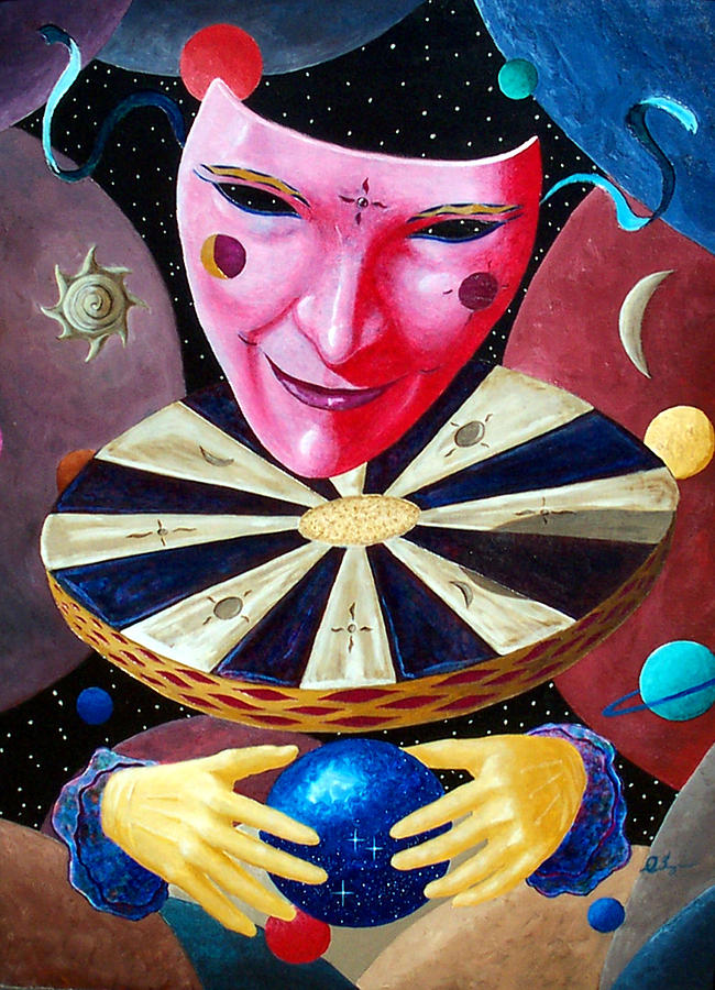 Space Painting - Timekeeper by Daniel Bergren