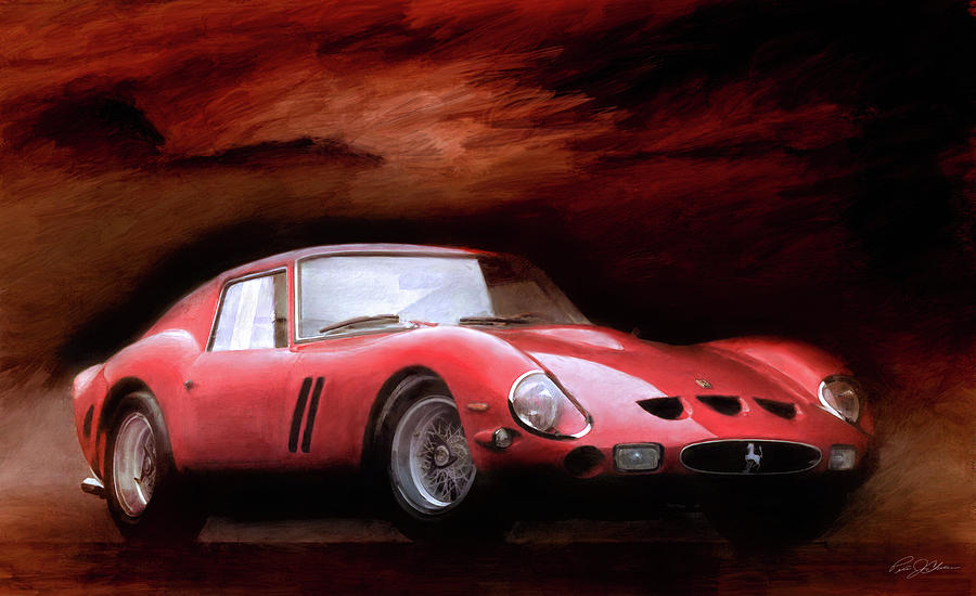 Vintage Digital Art - Timeless 250 GTO by Peter Chilelli